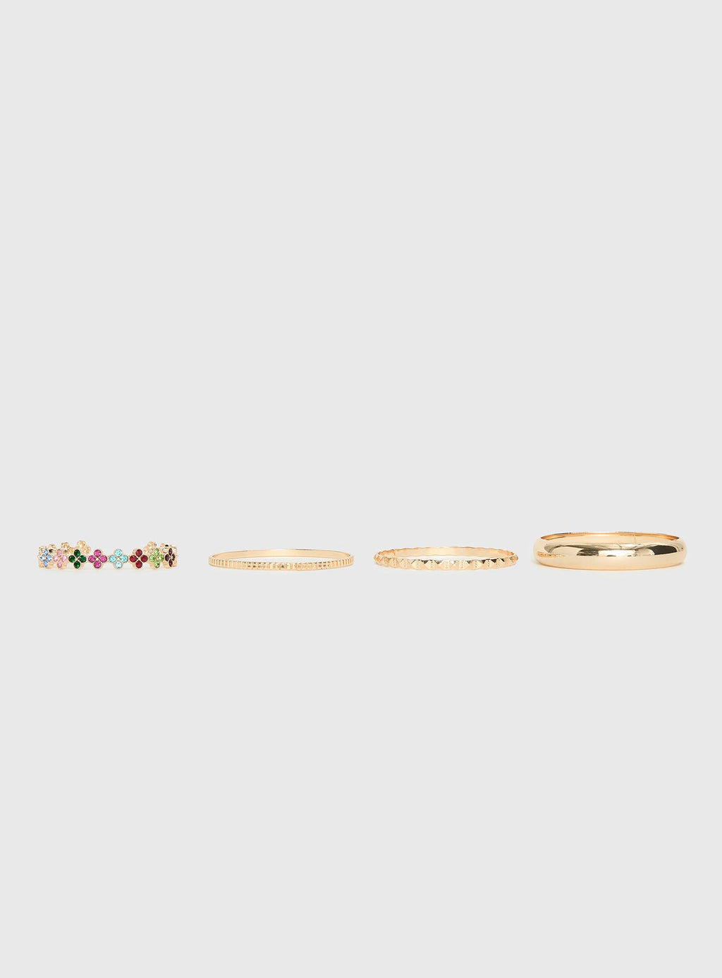 Blame Game Bracelet Set Gold