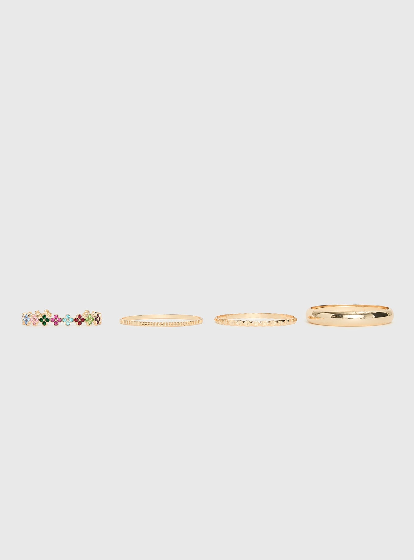 Blame Game Bracelet Set Gold
