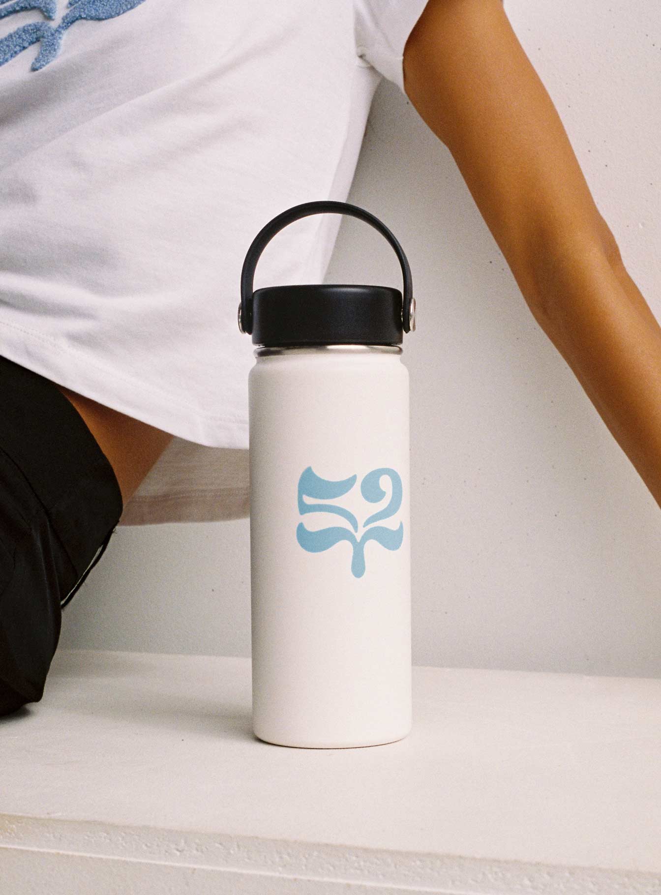 Take Care Charity Water Bottle White / Blue
