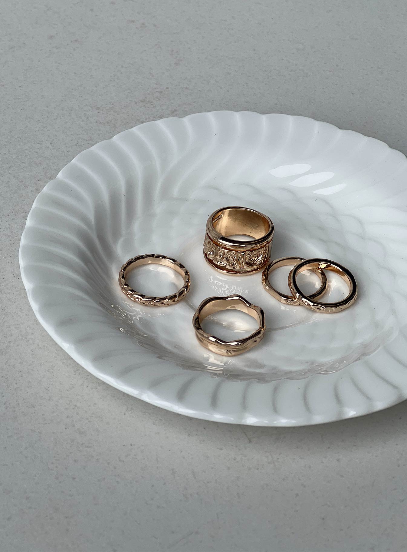 Isabel Ring Pack Gold