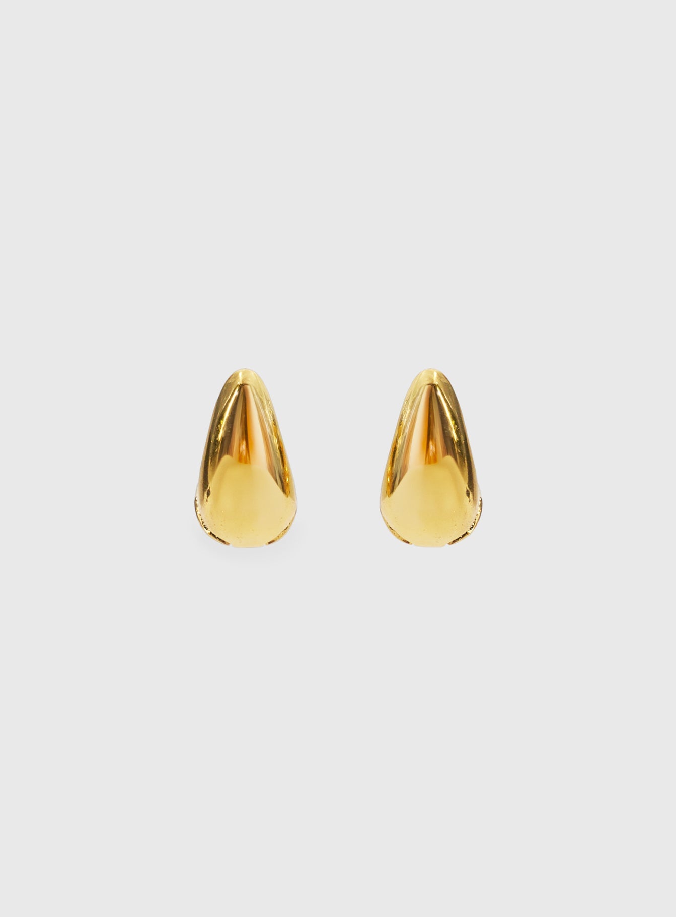 Dahna Diamante Detail Earrings Gold
