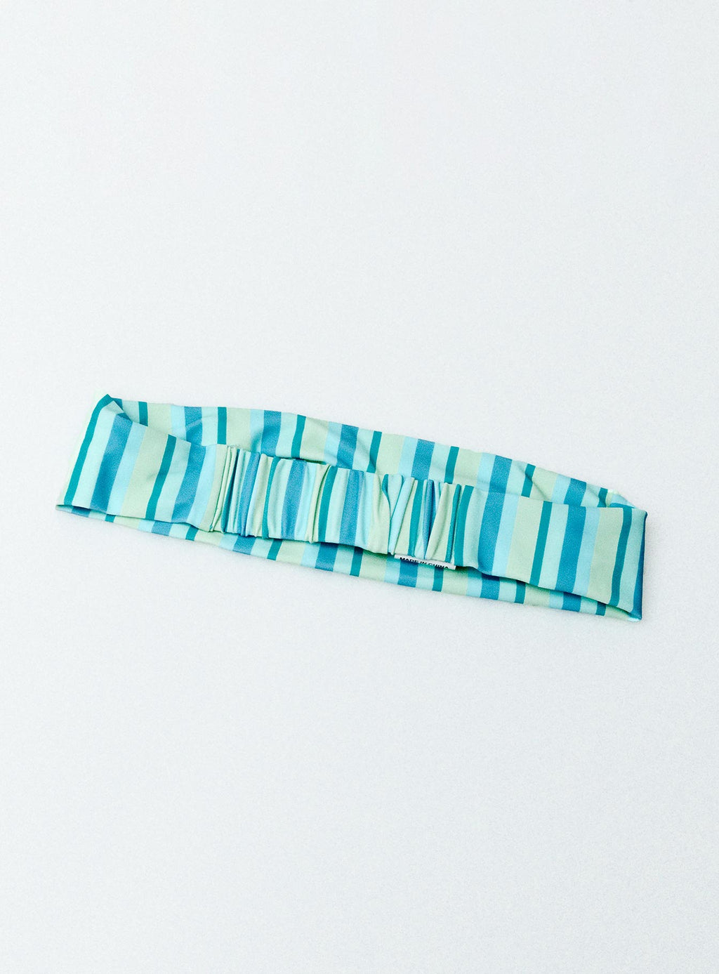 Aquamarine Headband Blue Stripe
