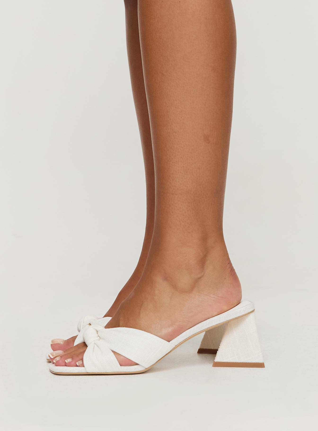 Brielle Heels White