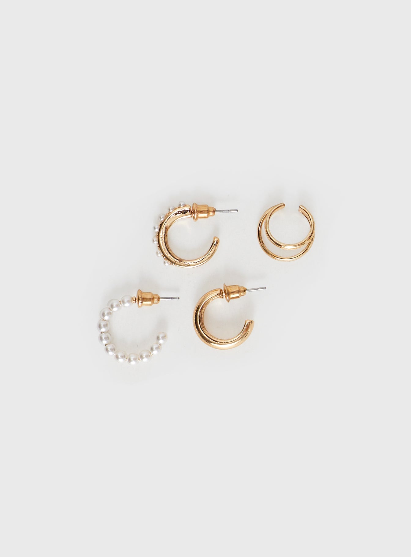 Aquaria Earring Pack Gold