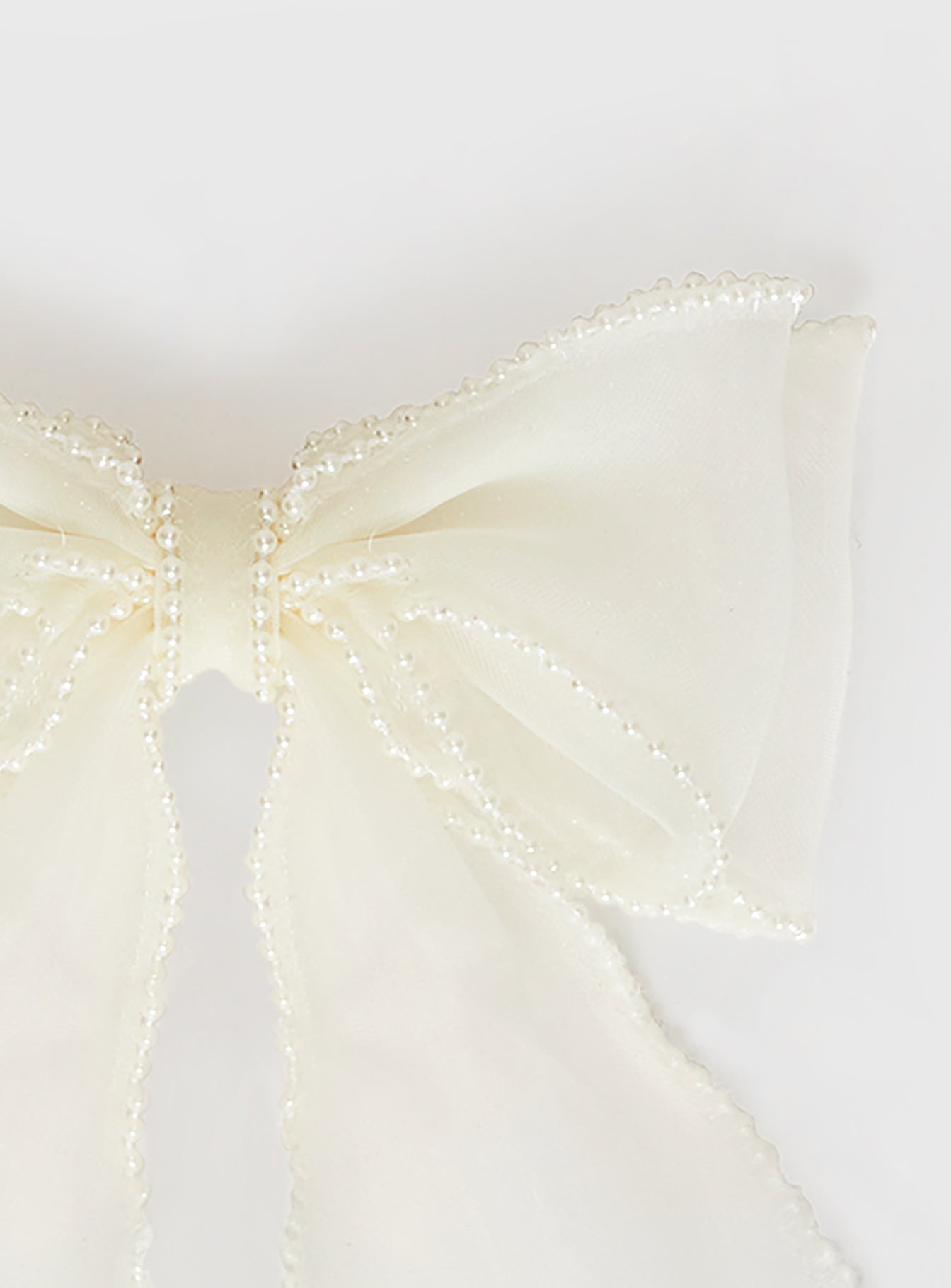 Emorie Hair Bow White