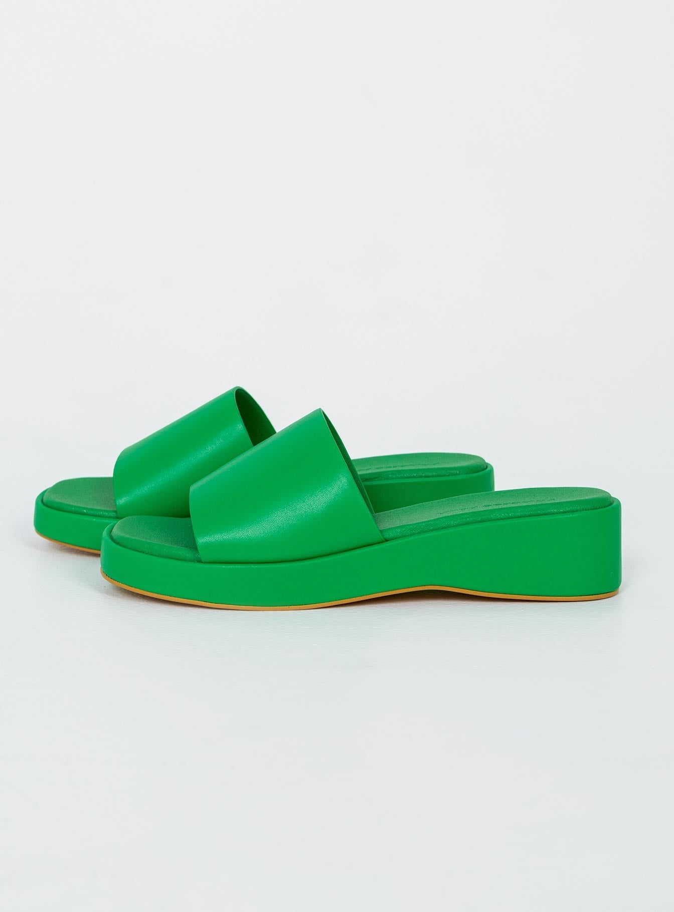 Delia Sandals Primary Green