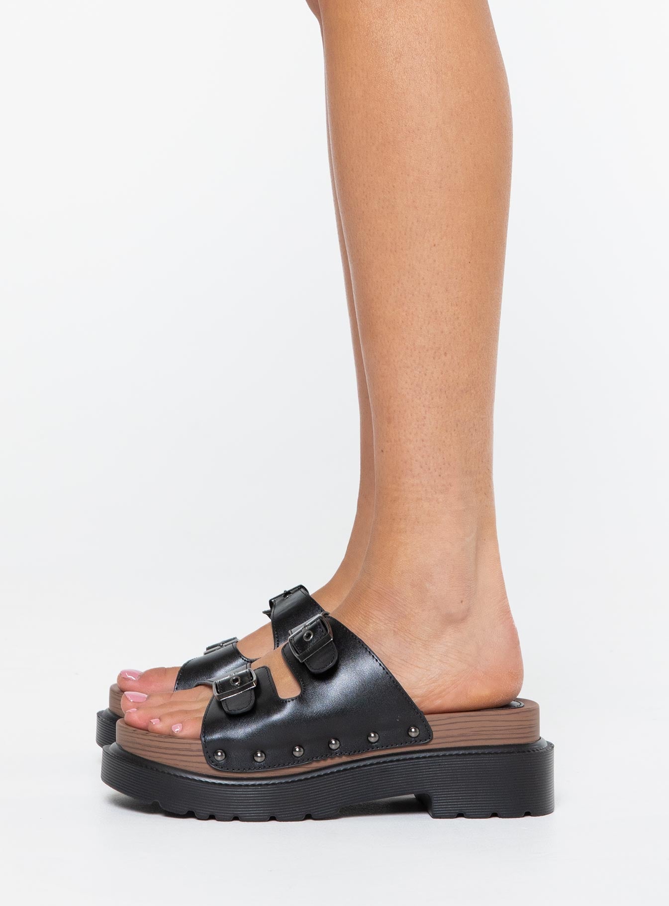 Slow Motion Sandals Black
