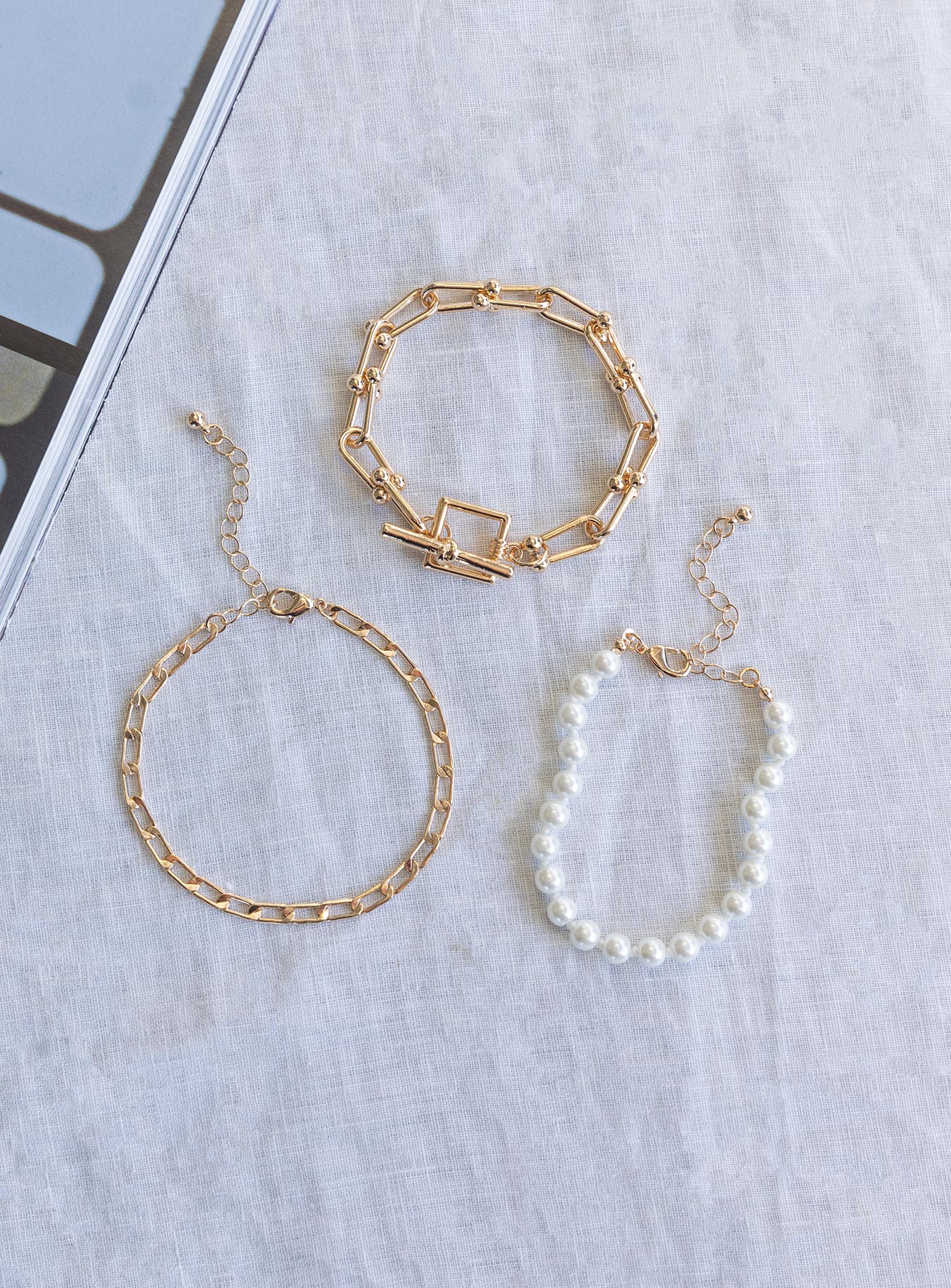 Just A Style Bracelet Set Gold