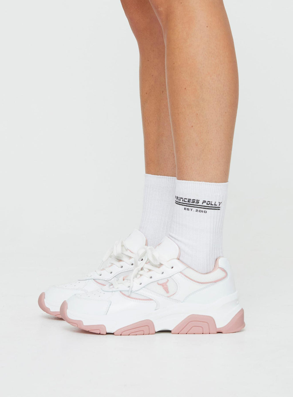 Windsor Smith Ghosted Sneakers White / Cherry