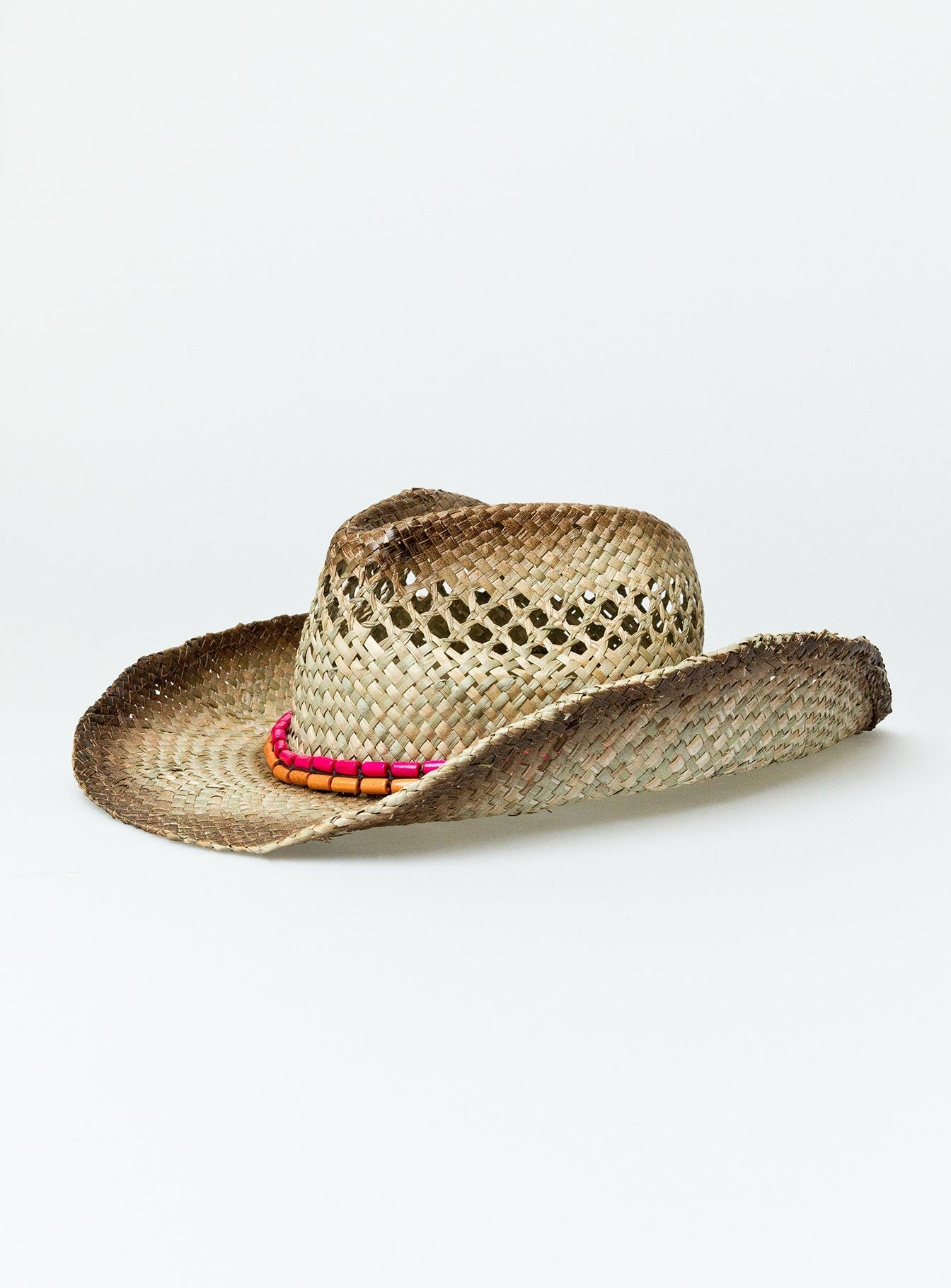 Hayward Cowboy Hat Brown / Pink