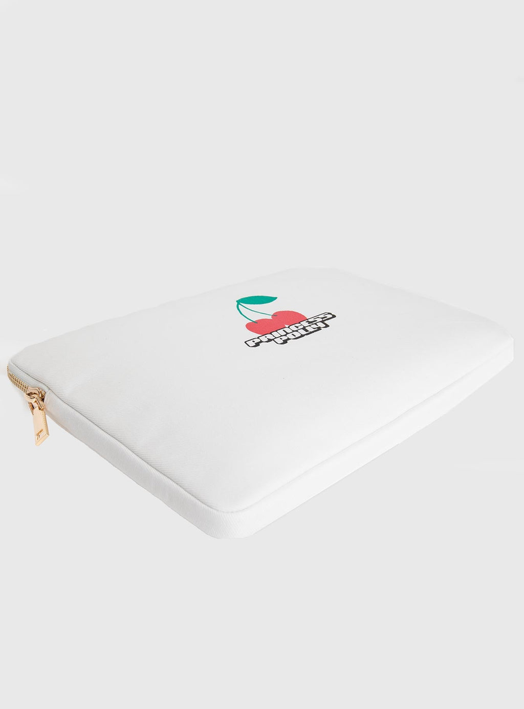 Princess Polly Laptop Case Cherry / White