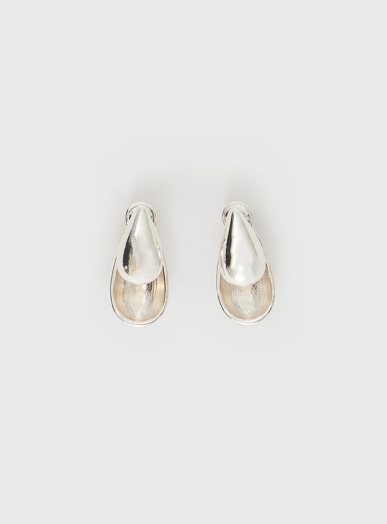 Bubbled Up Earrings Silver