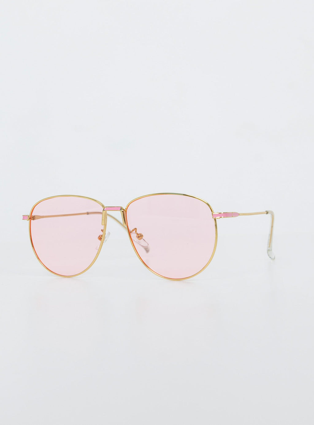 Mai Aviator Sunglasses Dark Pink