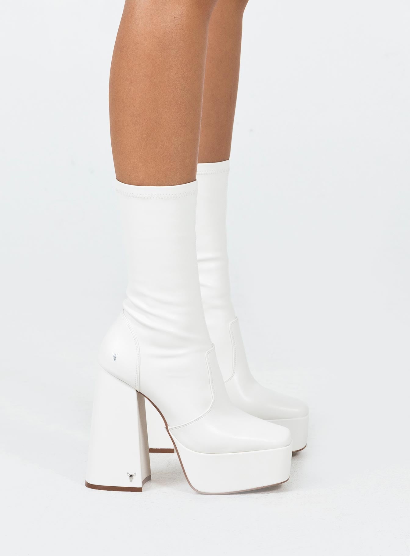 Windsor Smith Angelz Platform Boots Snow