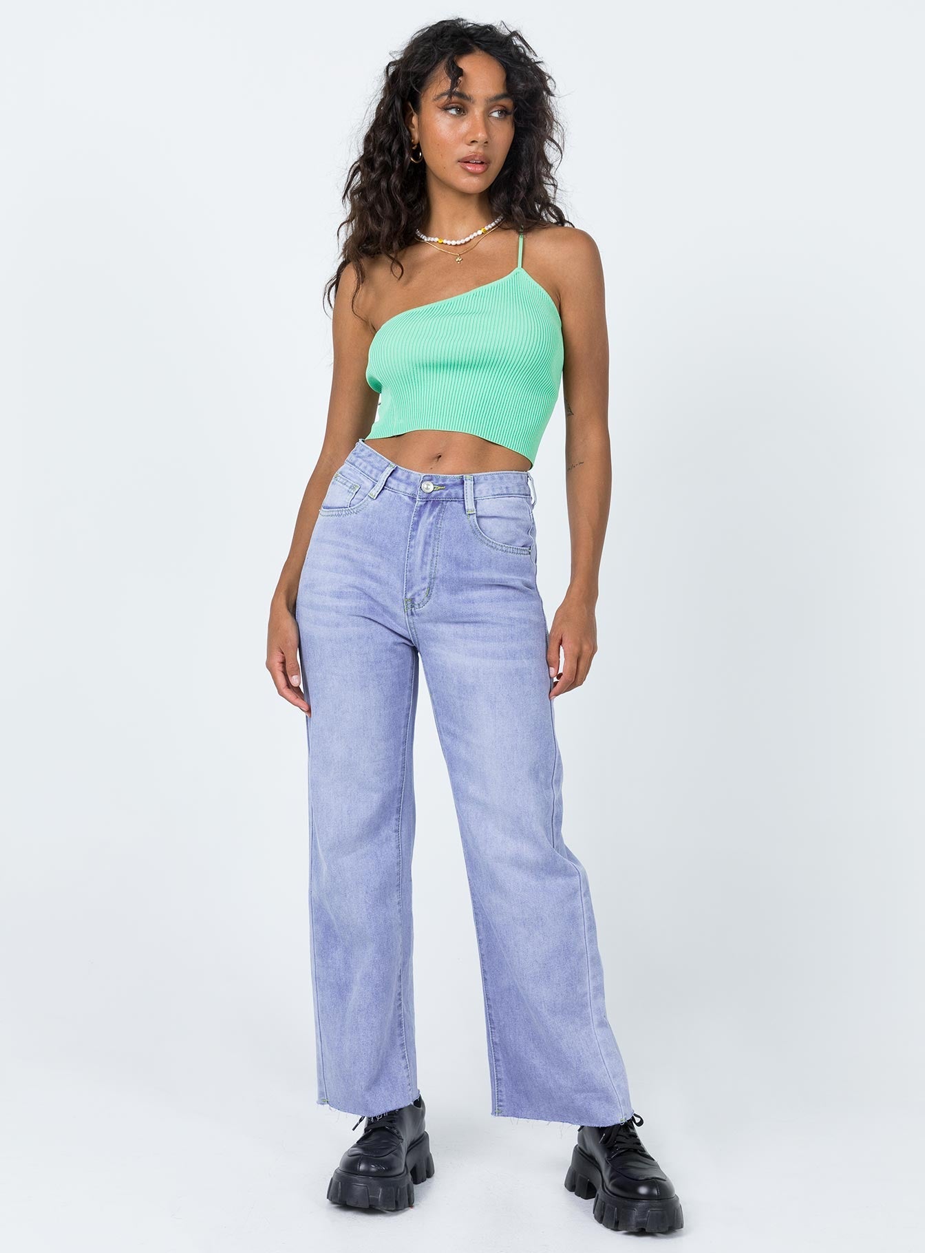 Cece Hammer Butterfly Back Denim Jeans