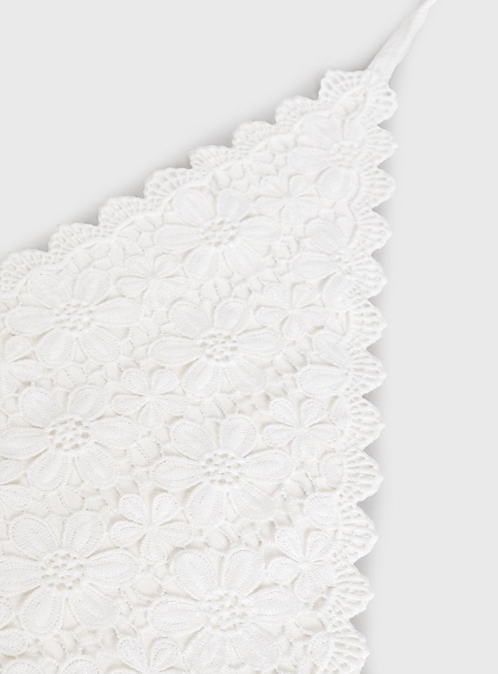 Pinot Lace Hair Scarf White