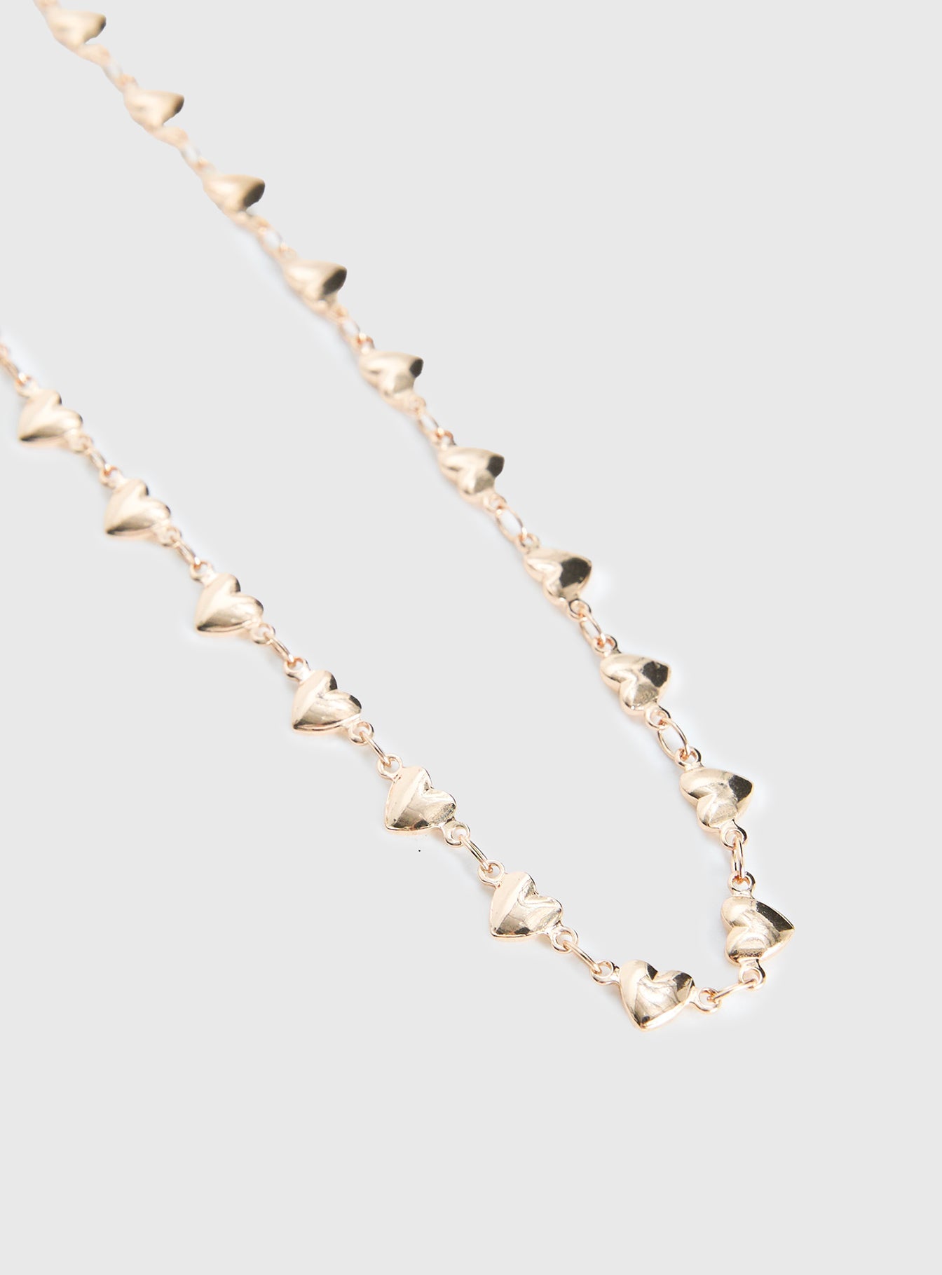 Kinsey Heart Necklace Gold