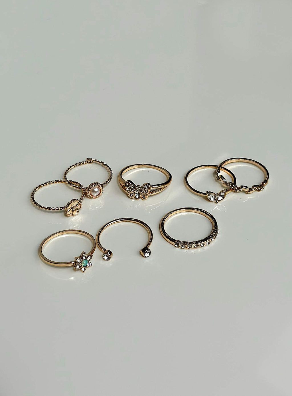 Corrina Ring Pack Gold