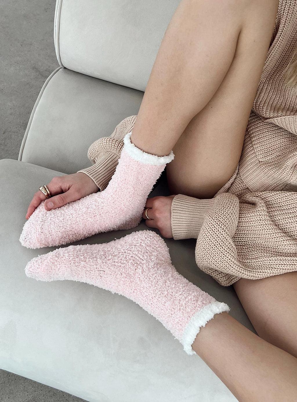 Hayes Sock Pack Pink / Grey