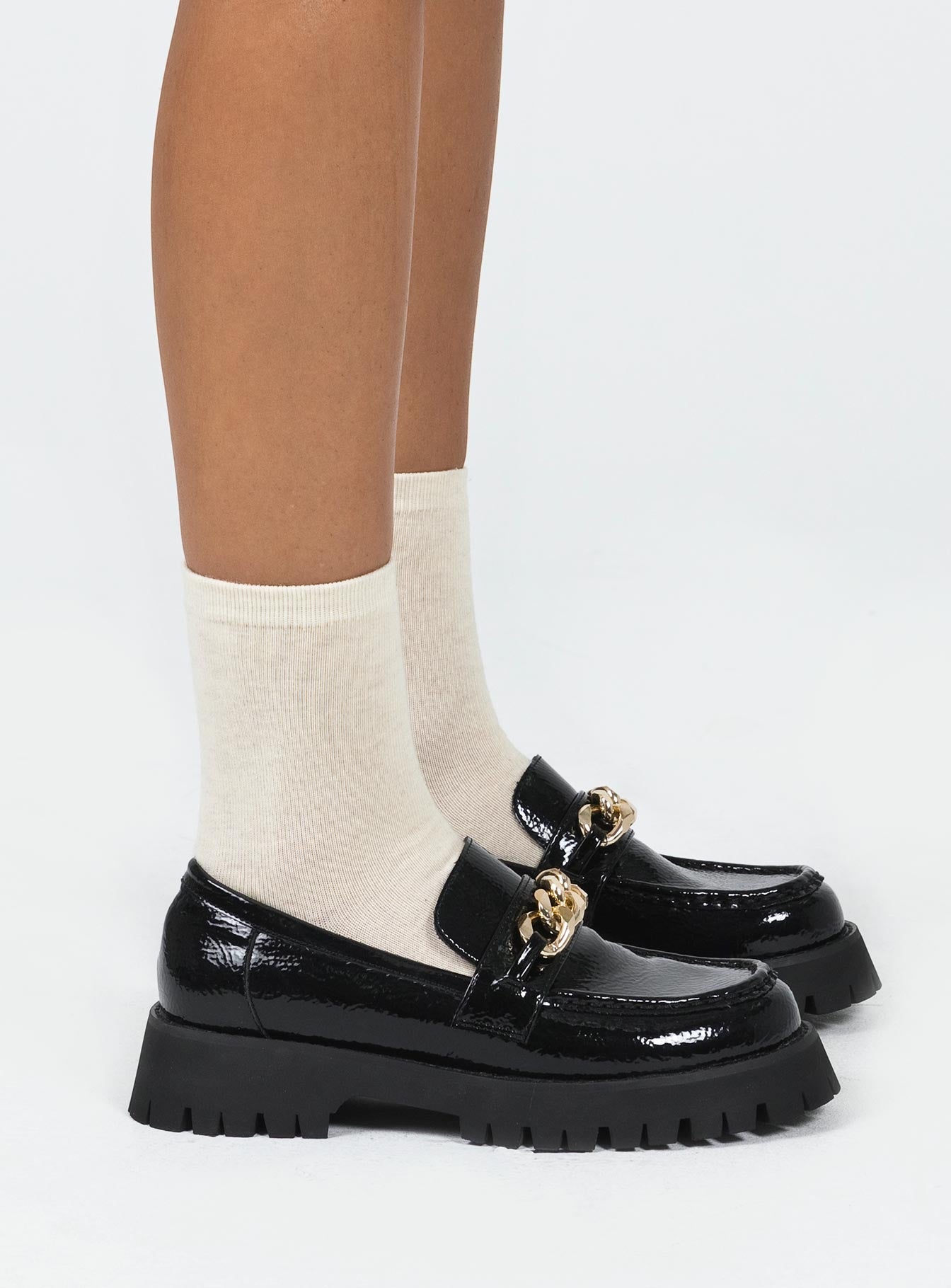 Lucille Loafer Patent Black