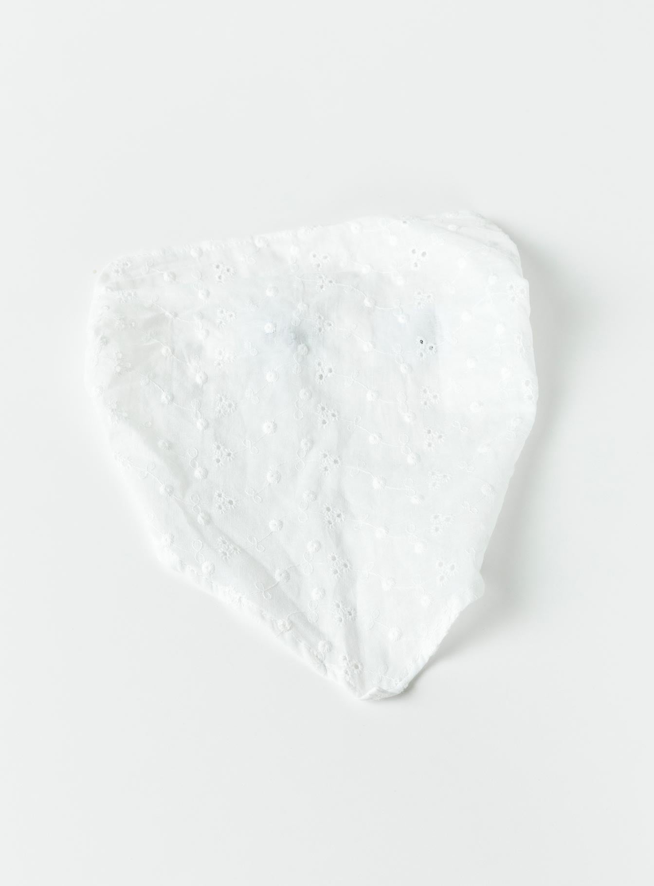 The Amalfi Anglais Headband White