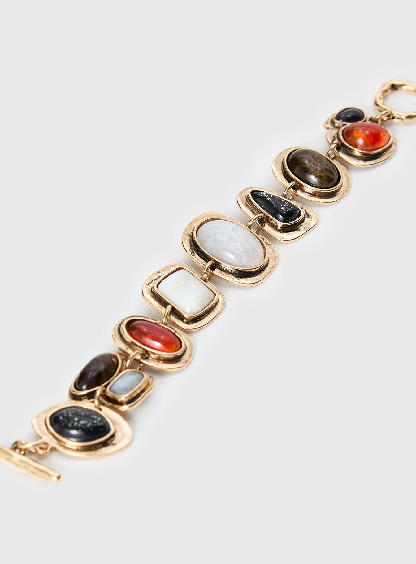Jazlyn Stone Bracelet Gold