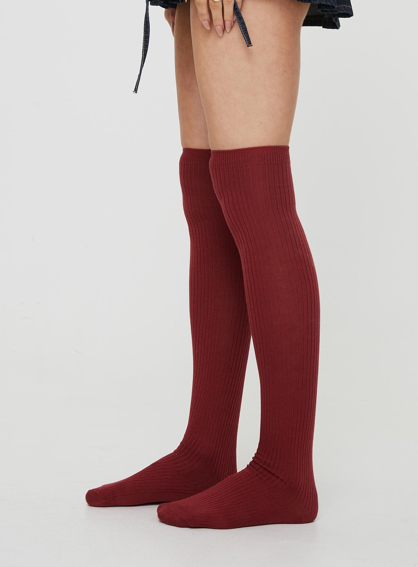 Enslee Stockings Burgundy