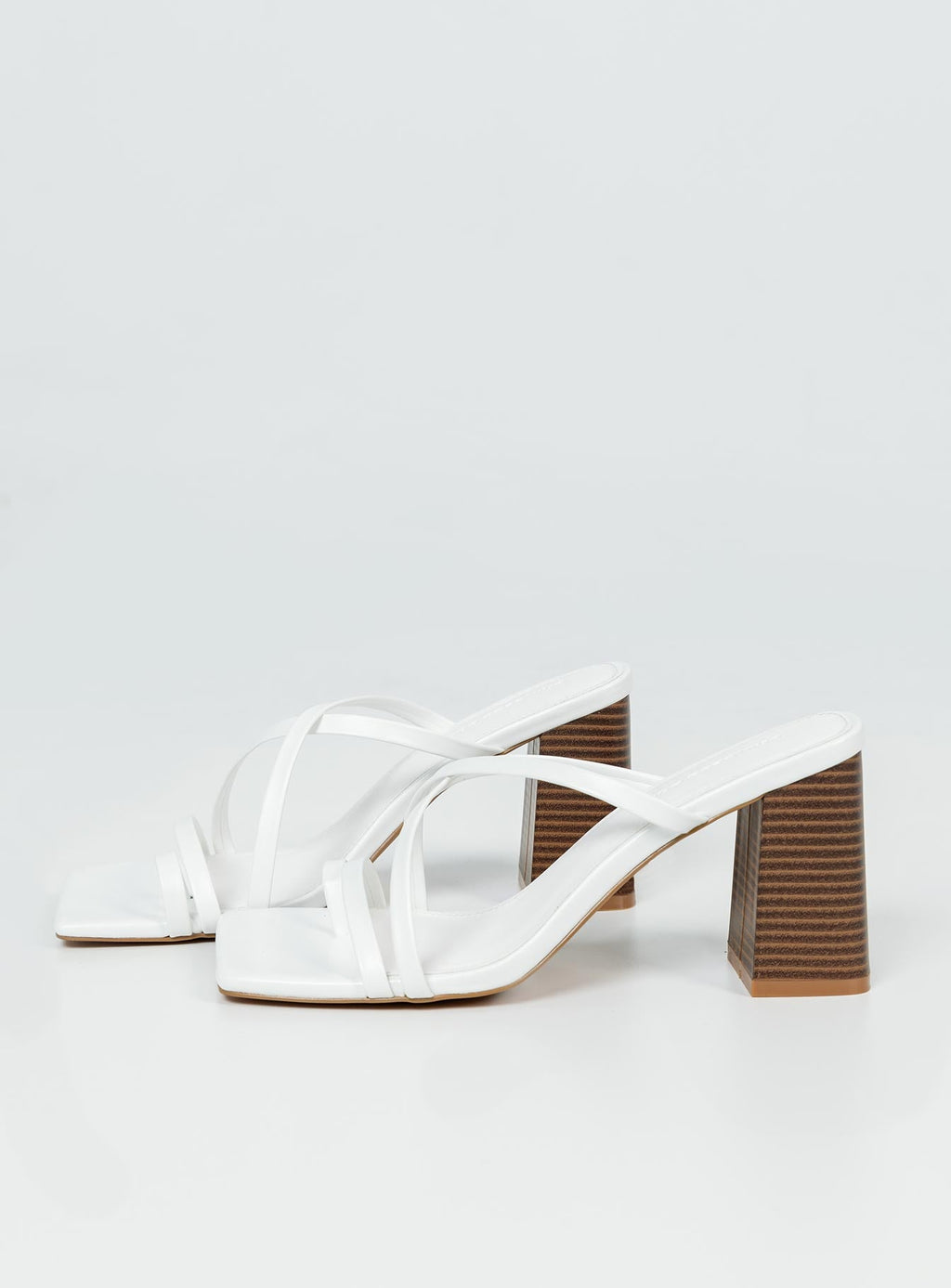 Layla Heels White