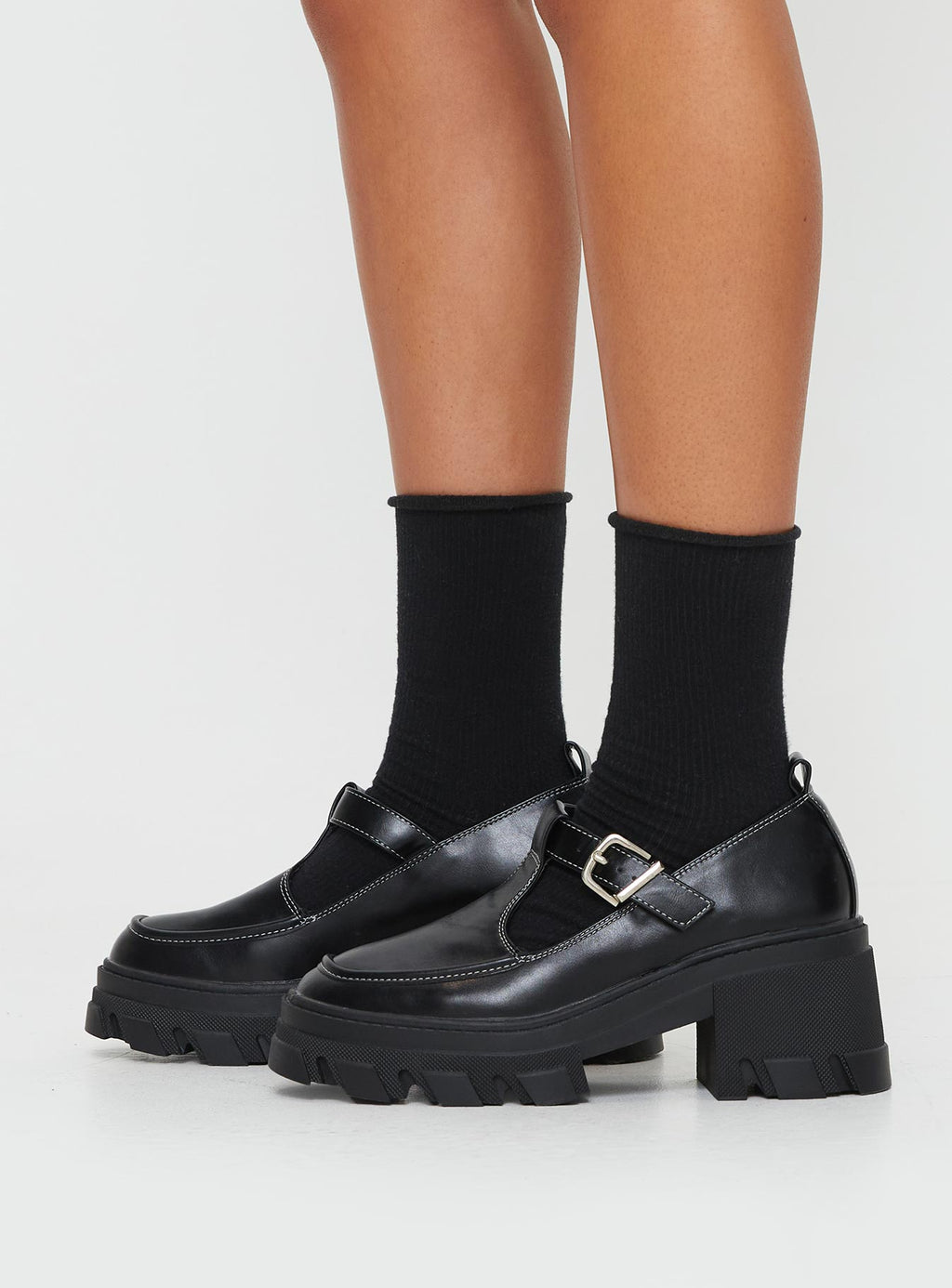 Entirely Mary Jane Heels Black