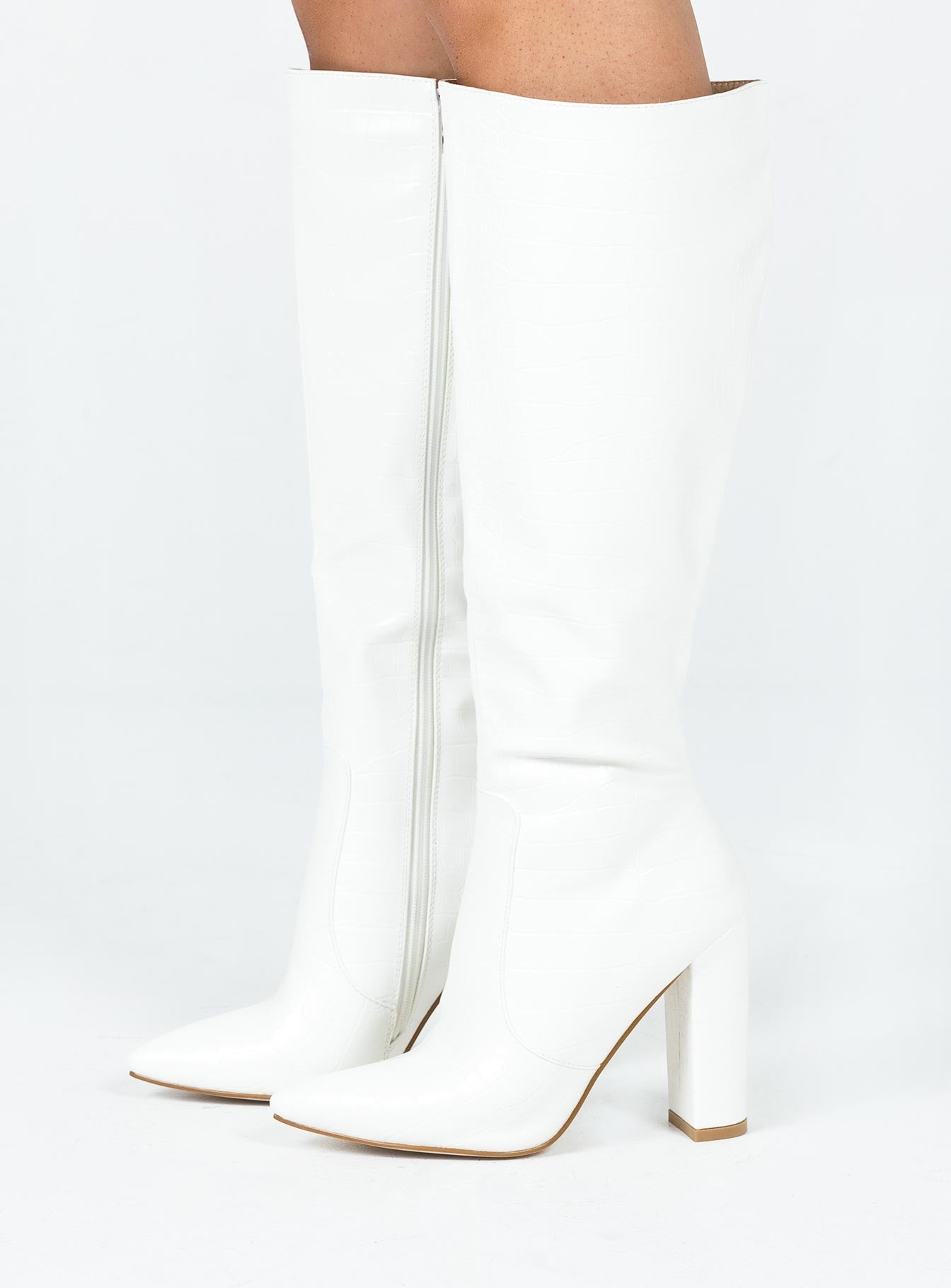 Stamper Boots White