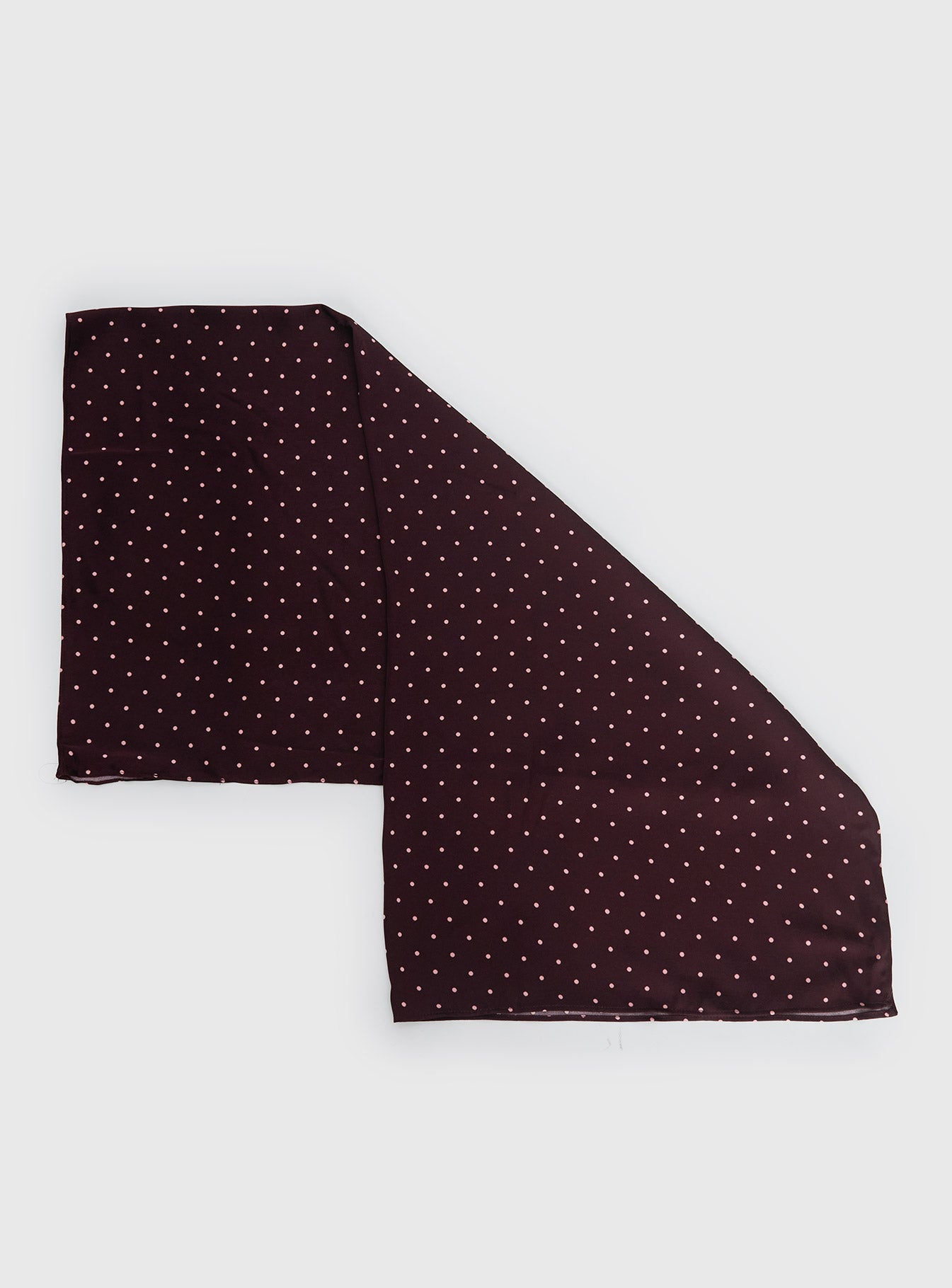 Wanna Be Mine Scarf Brown Polka