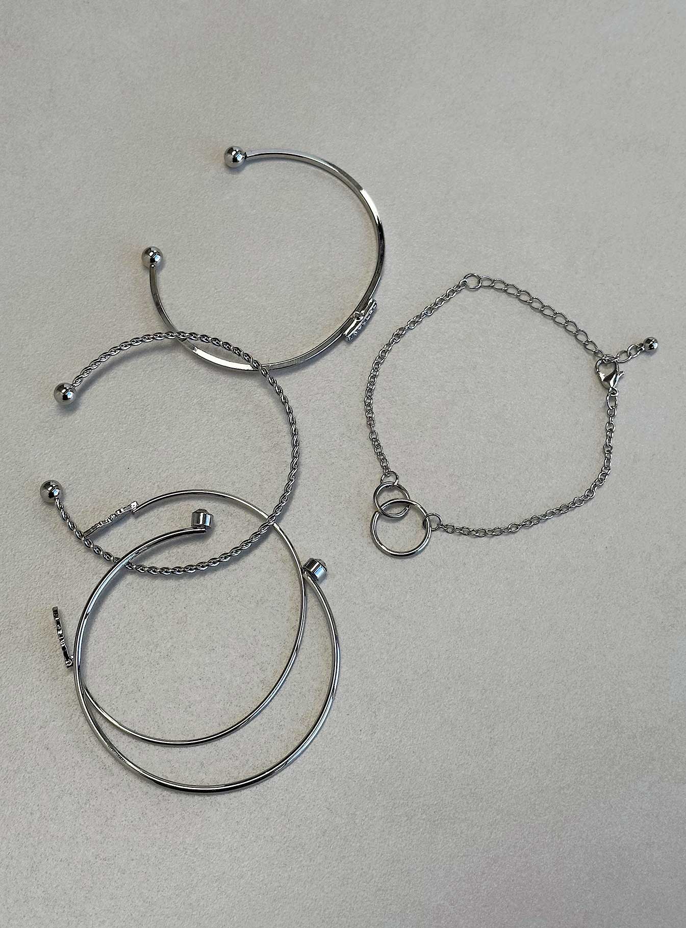 Chlo Bracelet Pack Silver