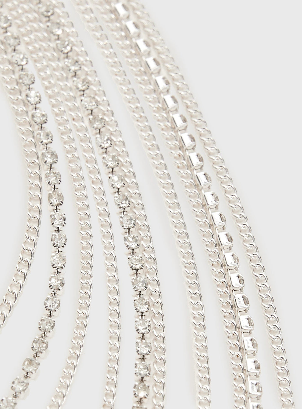 Jamari Layered Necklace Silver