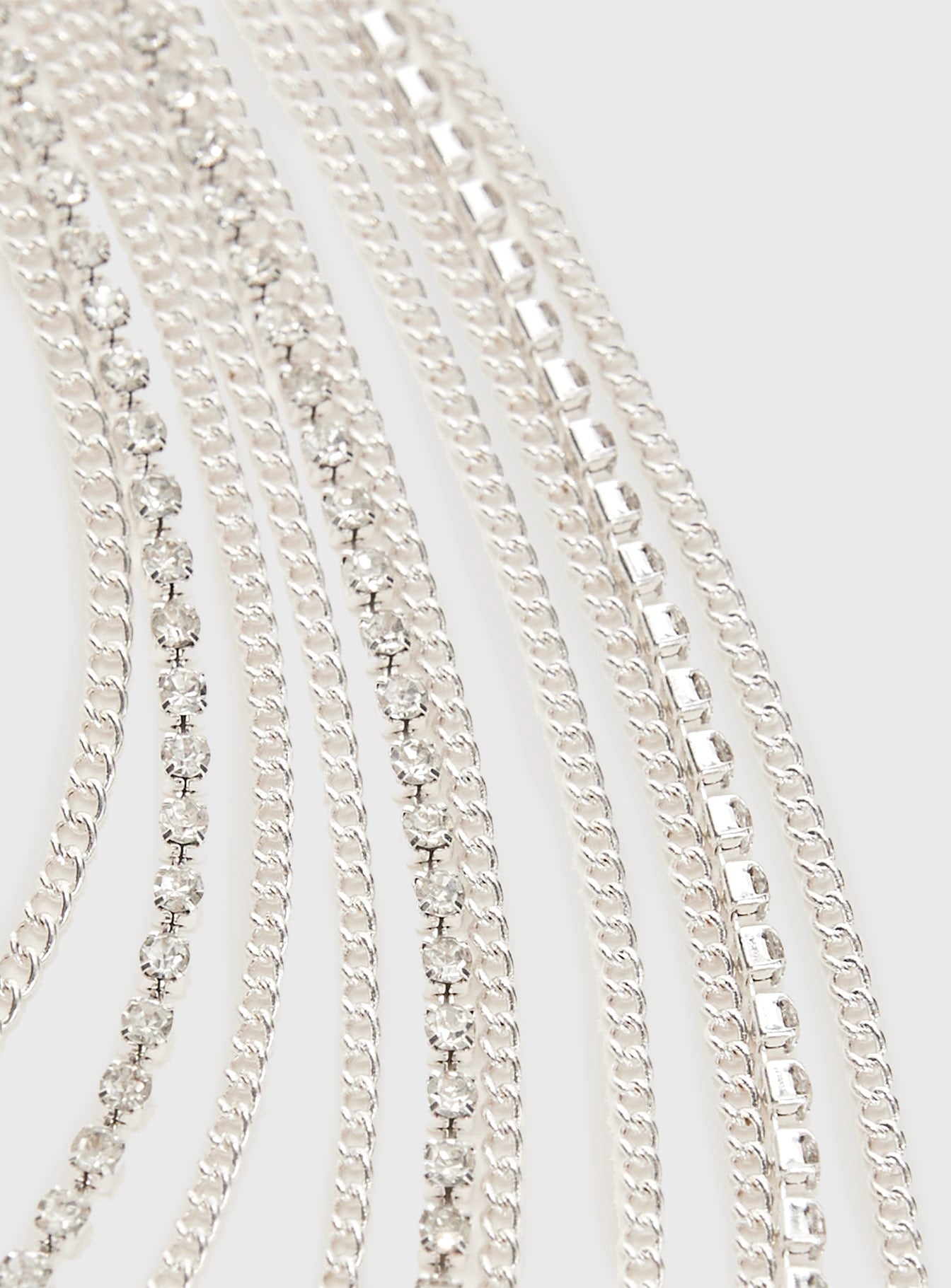 Jamari Layered Necklace Silver