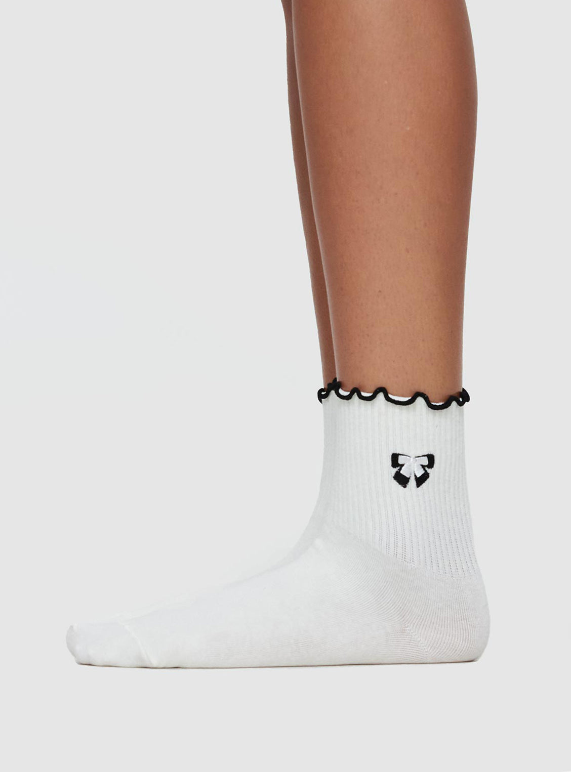 Ysabel Socks White / Black