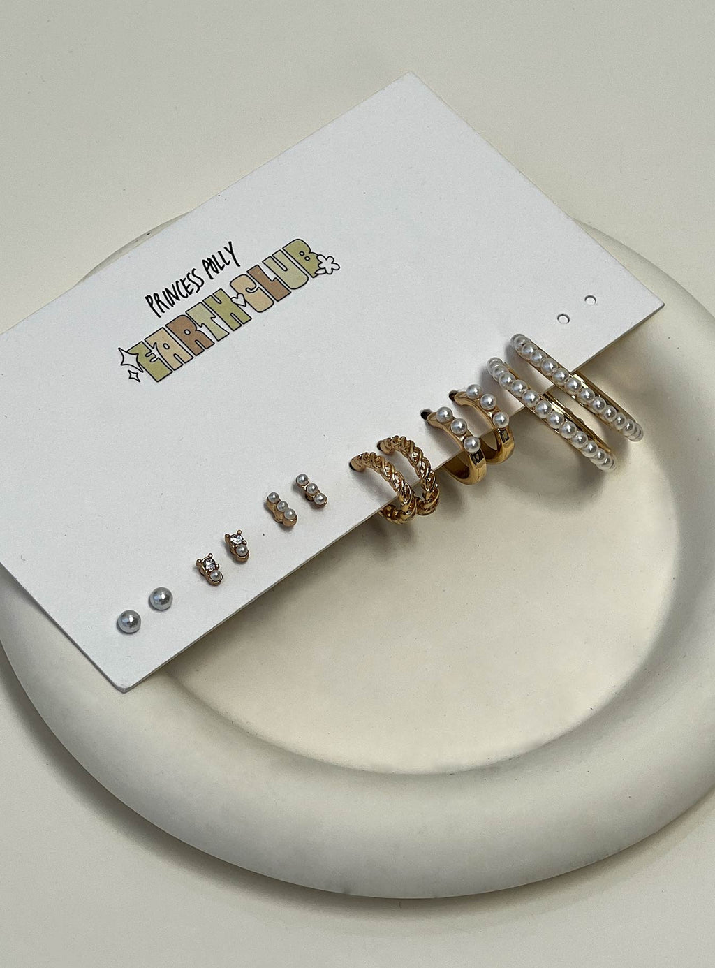 Faiyaz Earring Pack Gold