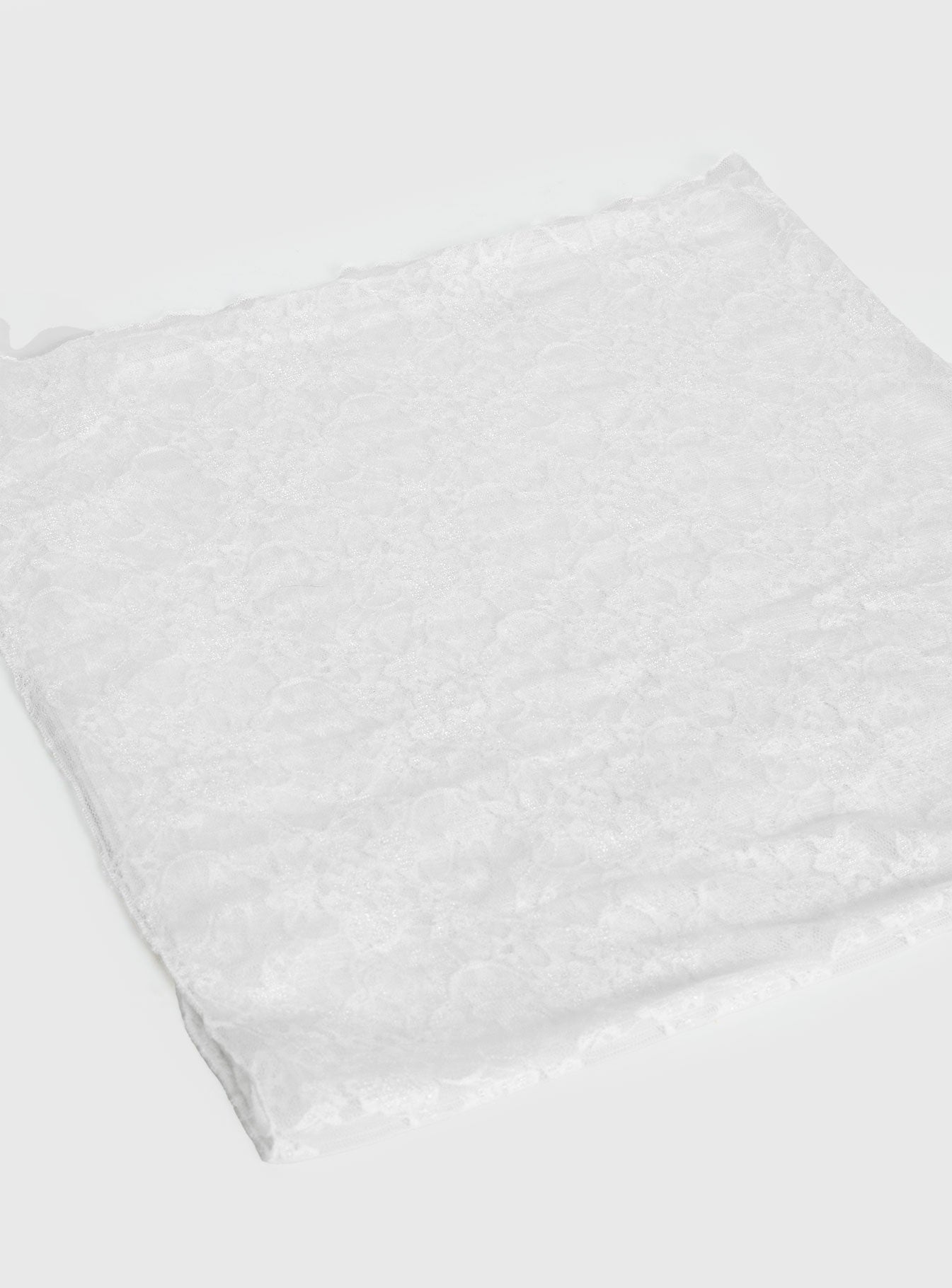 Nellie Scarf White Lace