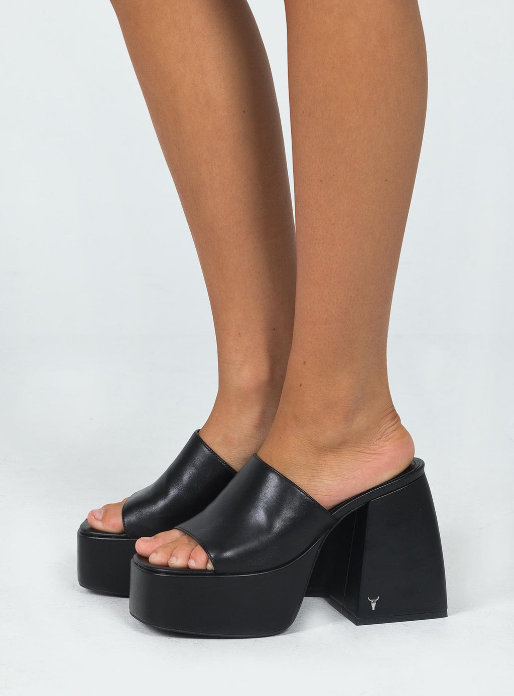 Windsor Smith Highrise Platform Heel Black
