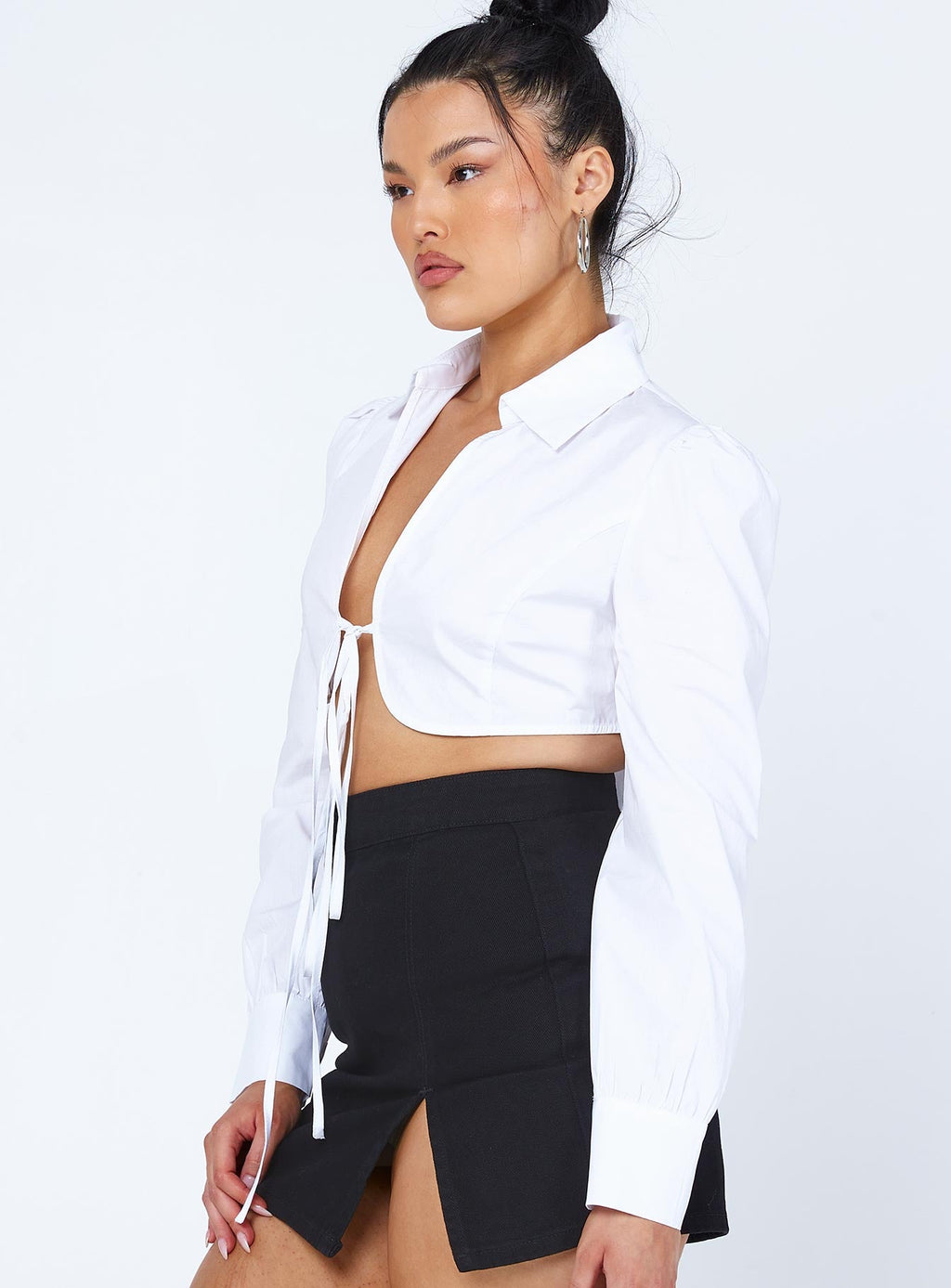 Myla Long Sleeve Top White