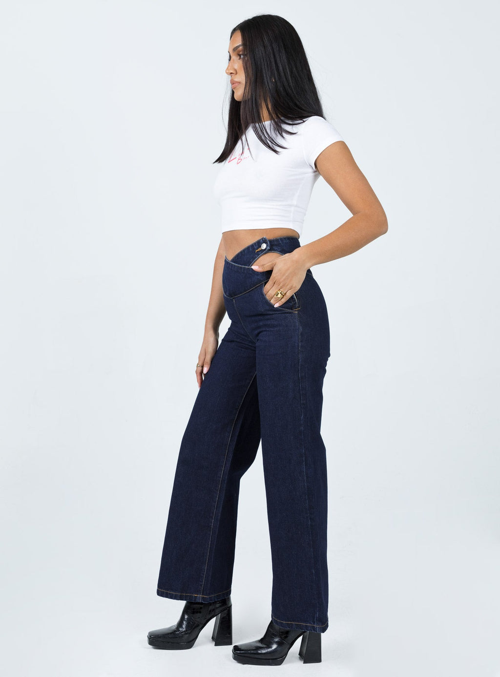 Chaser V Waist Jeans Indigo