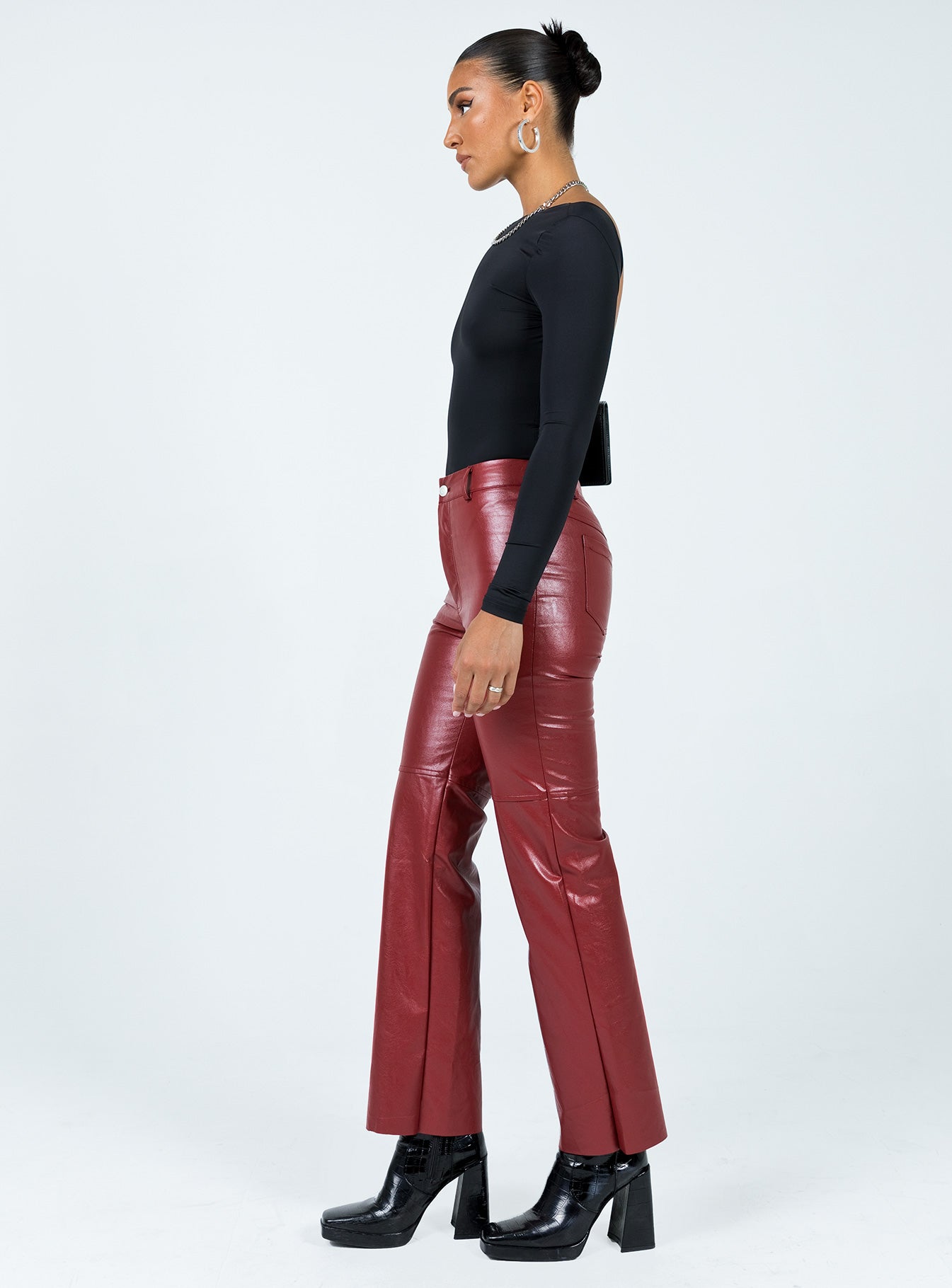Macey Pants Burgundy