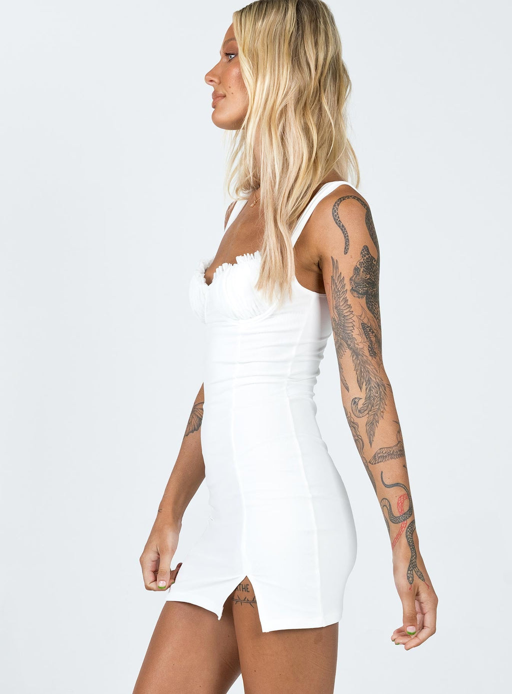 Jazzie Mini Dress White
