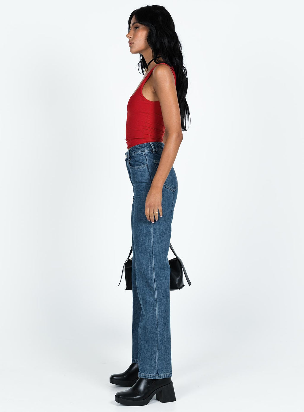 Kirk Straight Leg Jeans Dark Wash Denim