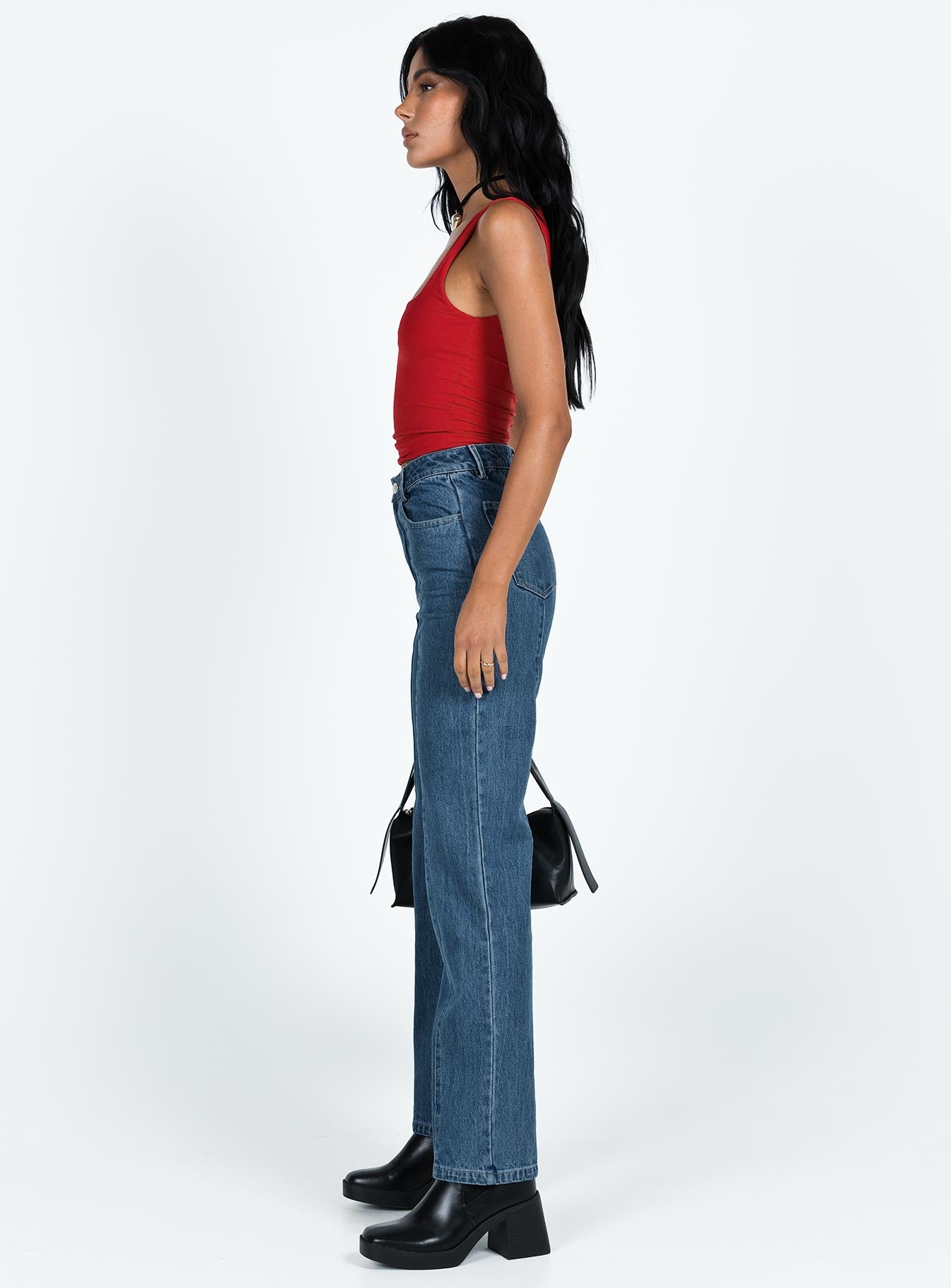 Kirk Straight Leg Jeans Dark Wash Denim