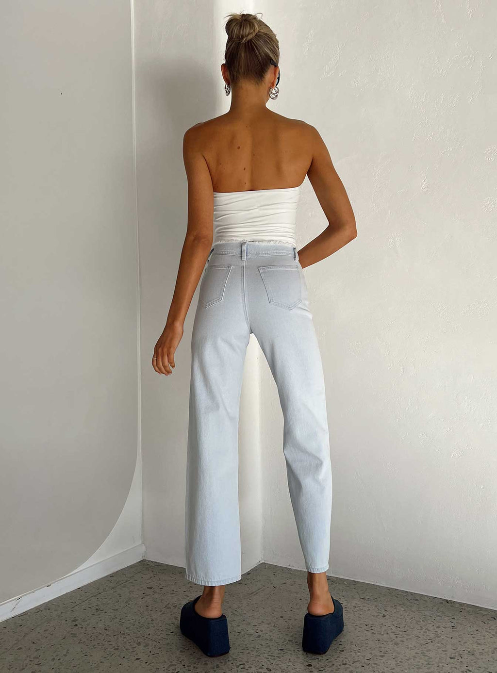 Layton Straight Leg Light Wash Jean Denim