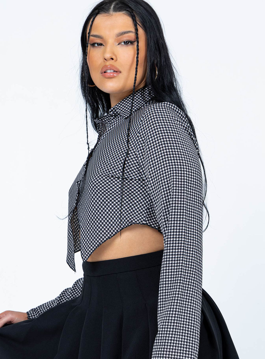 Nina Long Sleeve Top Black