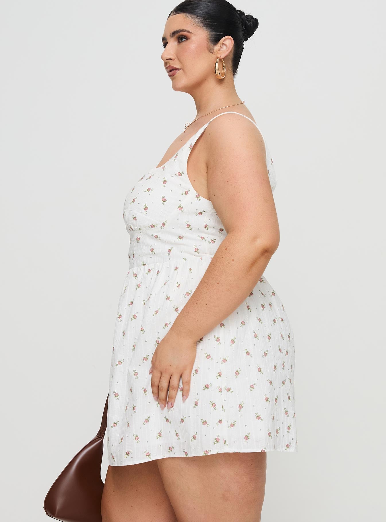 Samana Mini Dress White Curve