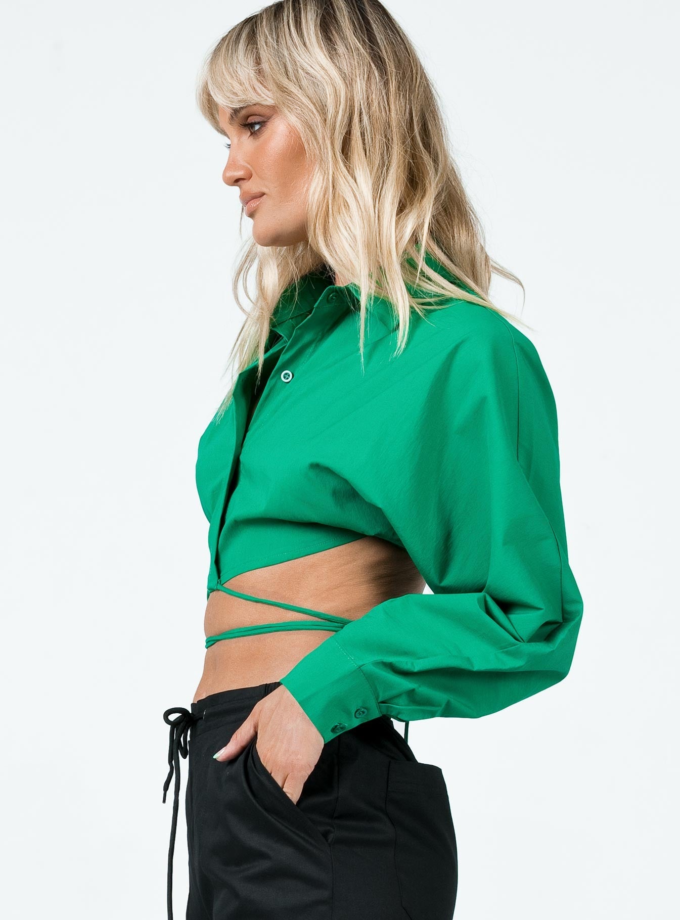 Rylen Long Sleeve Top Green