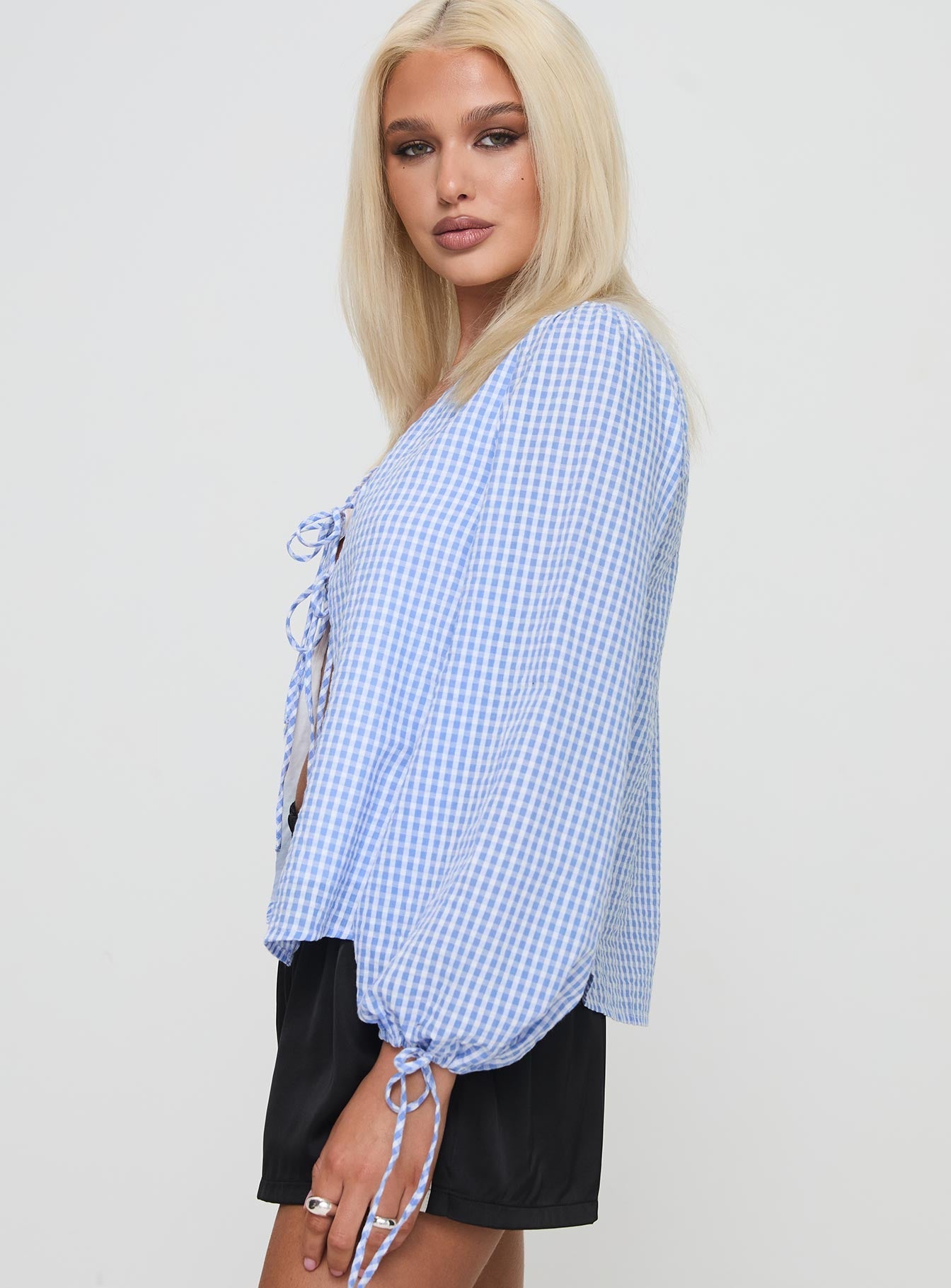 Slide Away Top Blue