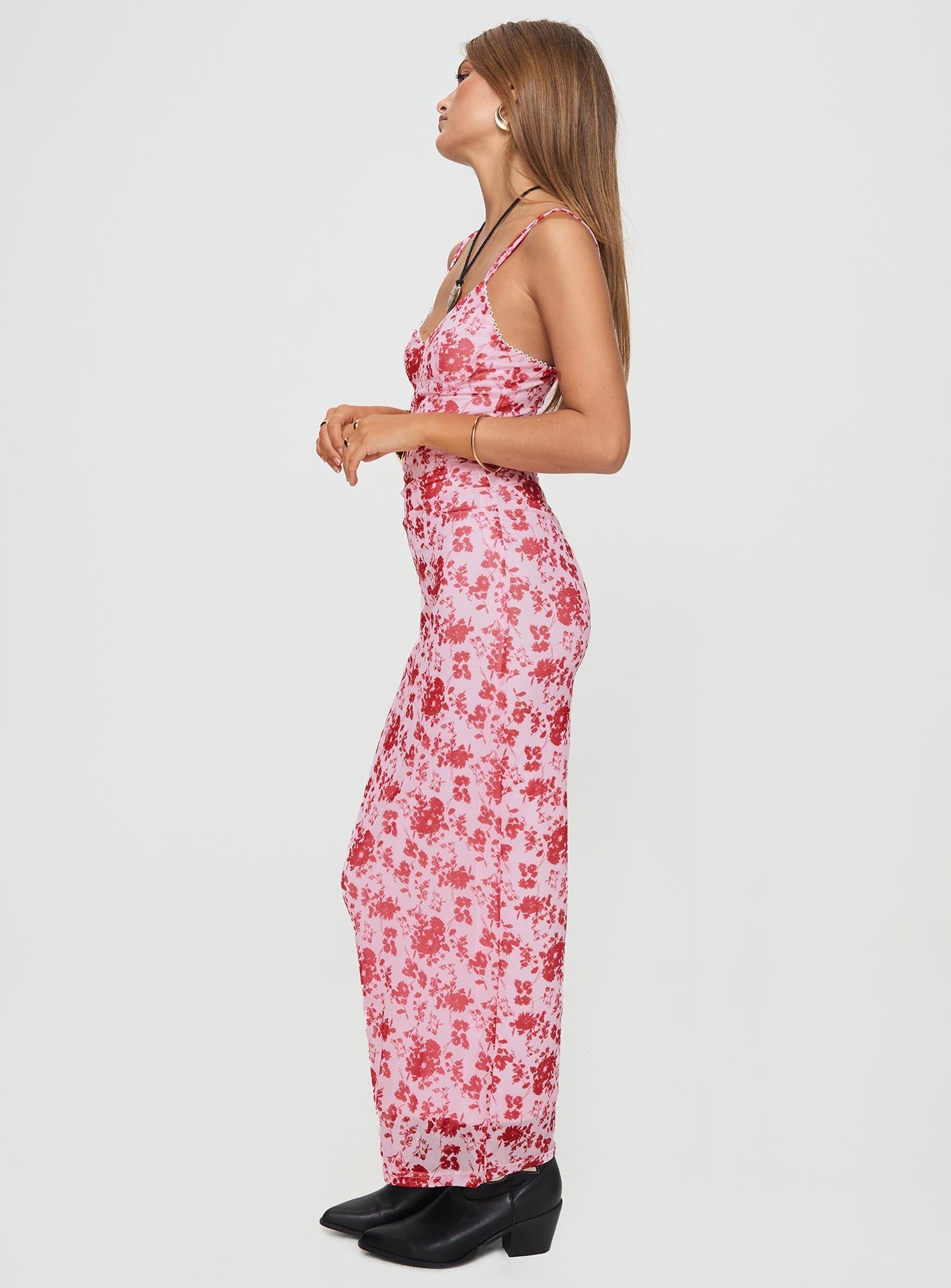 Cotter Maxi Dress Pink / Floral
